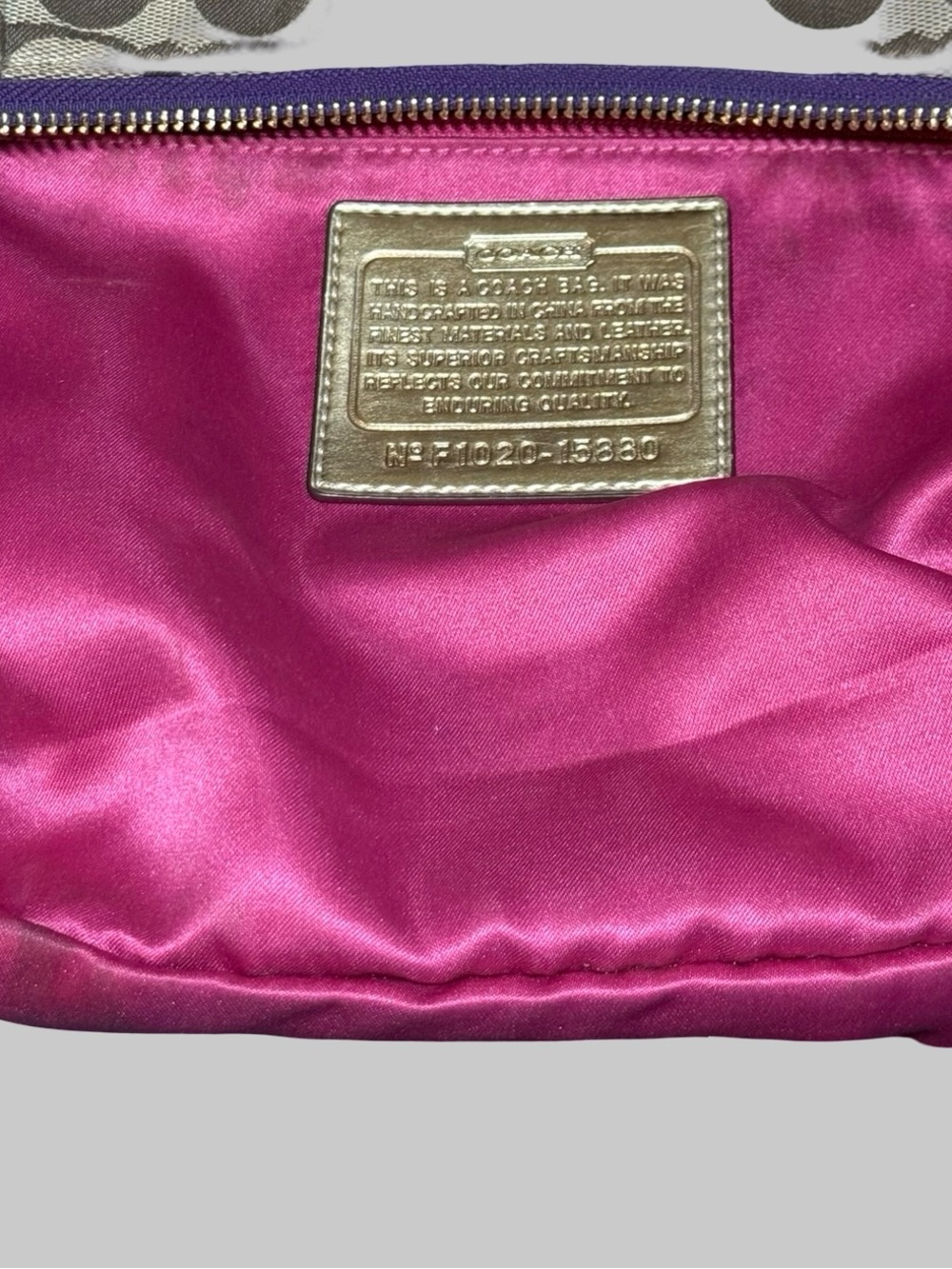 Coach Poppy Shoulder Bag - Style 15880 - Picture 9 of 9